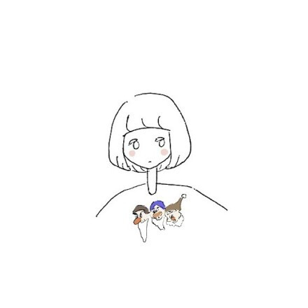简单可爱的插画 蛮适合当头像的