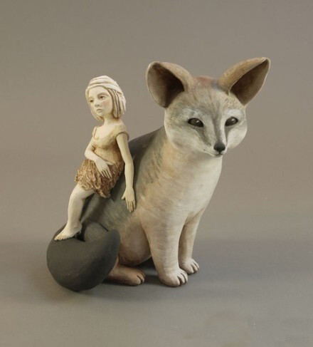 crystal morey,美国女艺术家,现居奥克兰,擅长陶瓷雕塑作品.