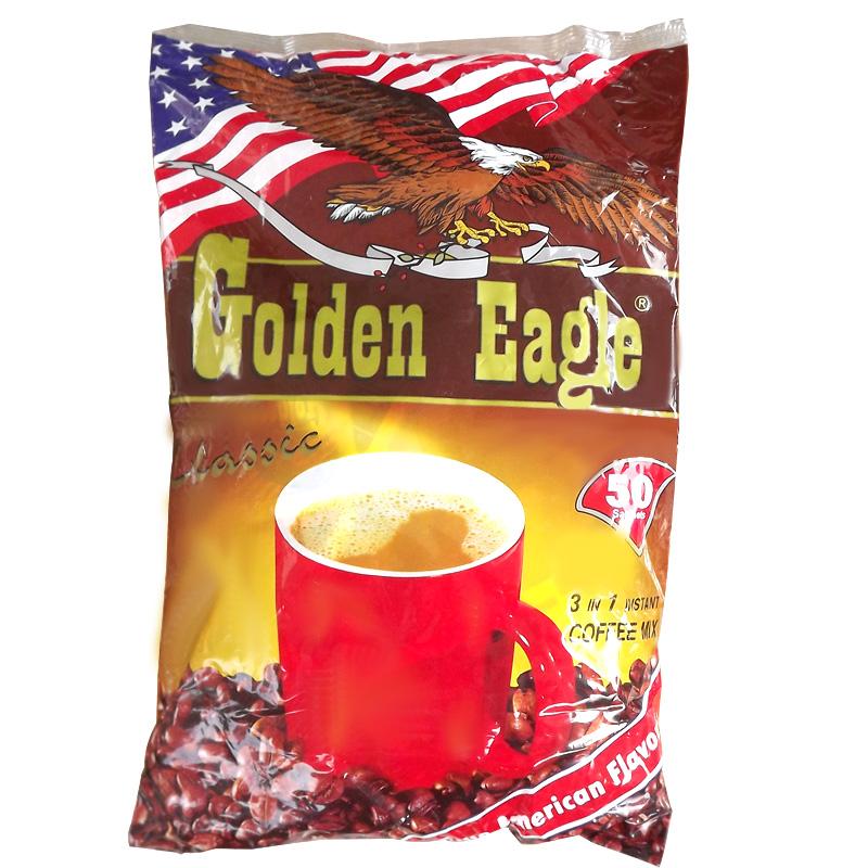 俄罗斯咖啡金鹰golden eagle原味咖啡三合一速溶咖啡1000克50袋