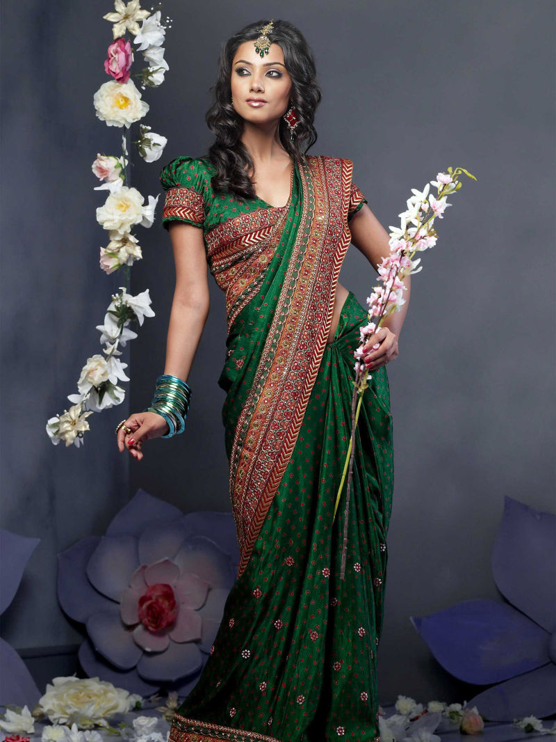 曼妙优雅的印度古典传统服装