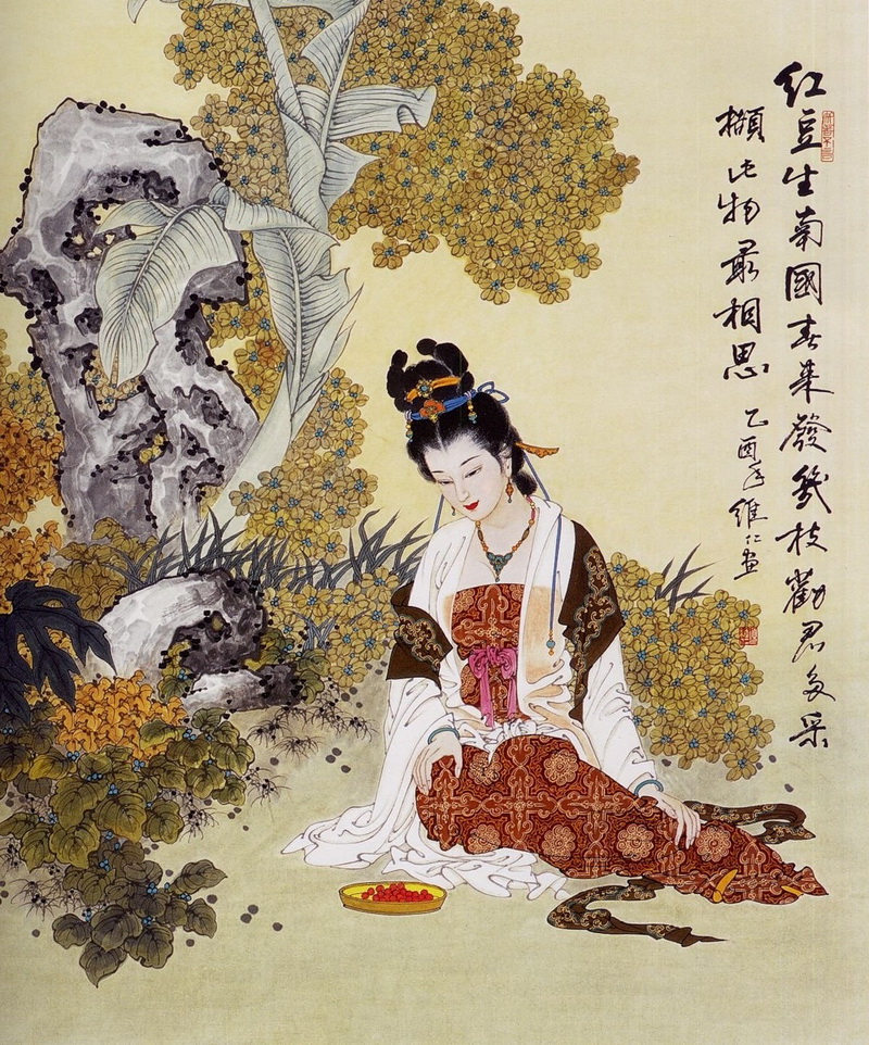 项维仁仕女图赏——窈窕淑女,君子好逑