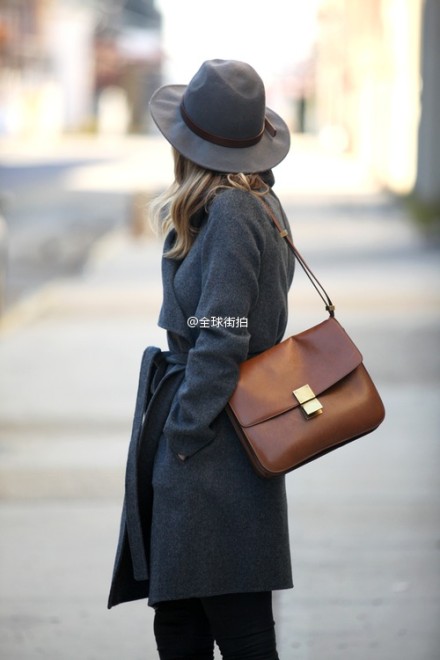 街拍秋冬季包包