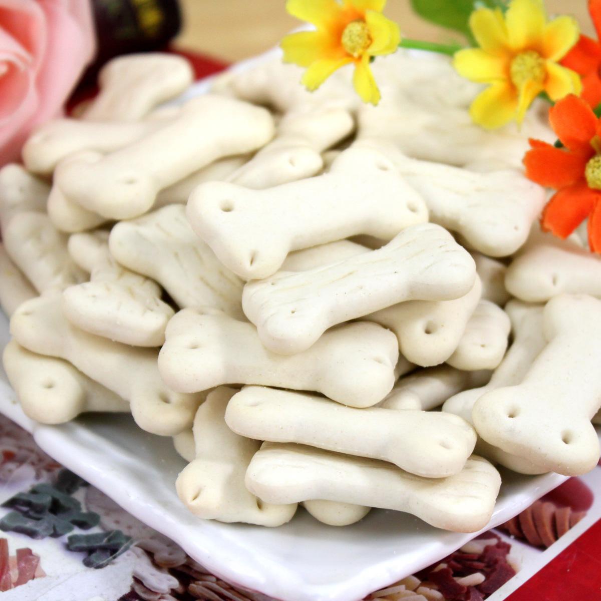 宠物狗零食 日本它它touchdog 牛奶味200g 小骨头除臭饼干 狗饼干