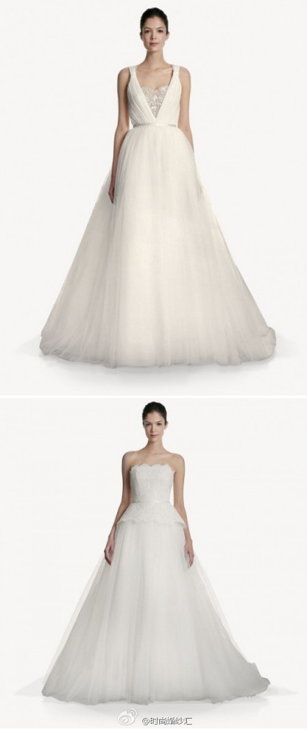 婚纱# carolina herrera fall 2013(一) http://t.