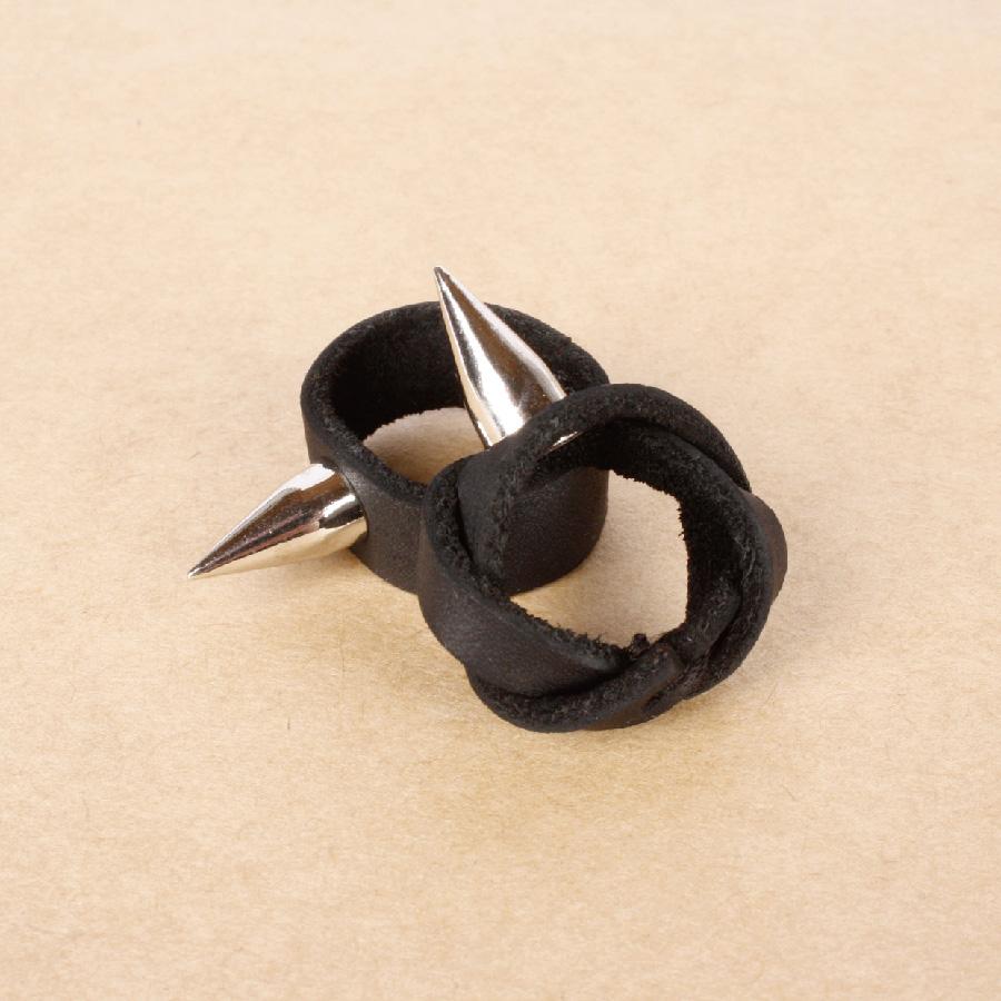 大脑布纯手工牛皮戒指 独角兽戒指