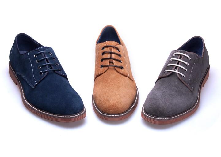 反绒皮翻毛皮英伦风休闲时尚皮鞋韩版皮鞋潮流男款