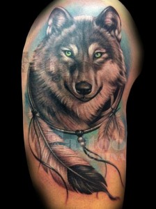 狼纹身图案,狼纹身素材,狼纹身   北京