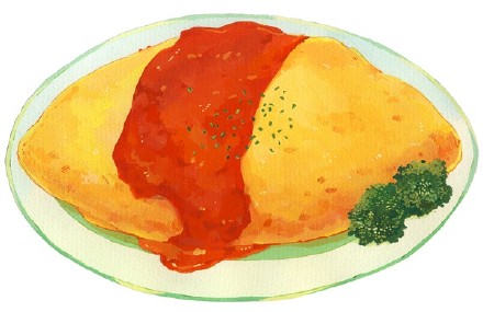 日本插画师 なしえ 笔下的美食手绘插画图片