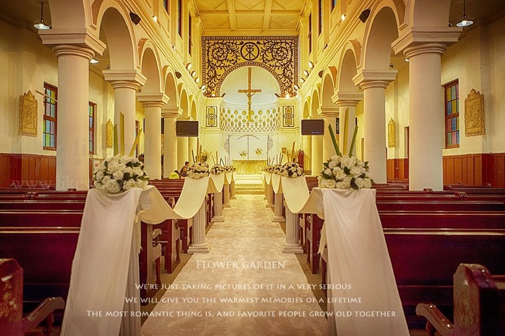 重庆花院子婚礼摄影作品【教堂婚礼】