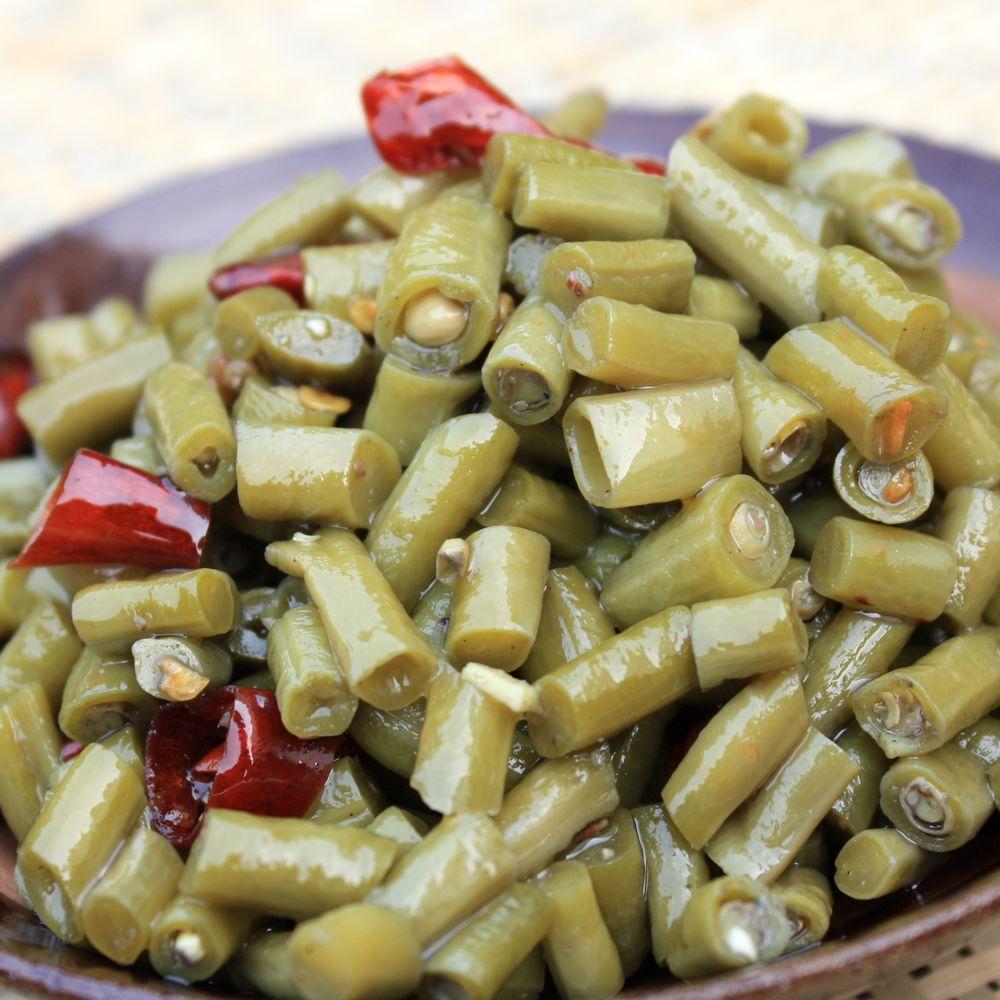 开胃下饭小菜干辣子炒泡豇豆四川老坛泡菜自制酸豆角