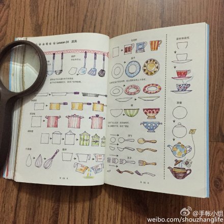 手帐福利根本停不下来# 这波又是钢珠笔的绘画教程~与上一本书一样