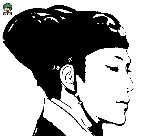 橡皮章简单图案素材 超酷的人物头像╭