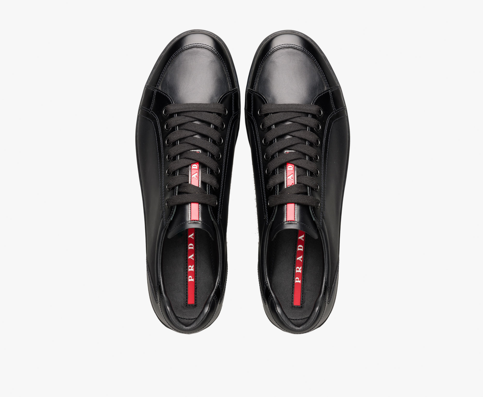 年终清货 prada男鞋普拉达真皮休闲男鞋 皇冠4e2439