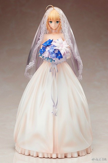 aniplex 婚纱saber,吾王美如画 美哭了