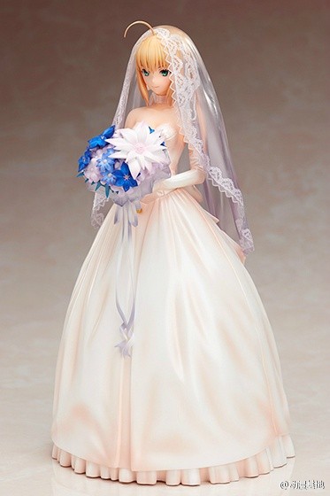 aniplex 婚纱saber,吾王美如画 美哭了
