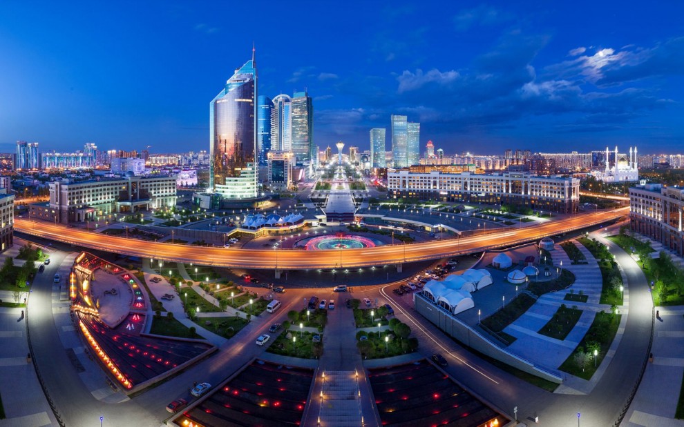 哈萨克斯坦街景图片
