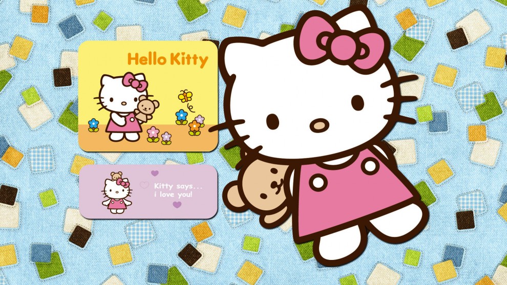 hello kitty是一个面无表情的猫,这样你就可以随意解读她的想法你今天