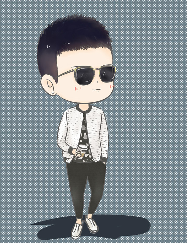 欧豪q版 卡通 漫画 《so cool》拍摄