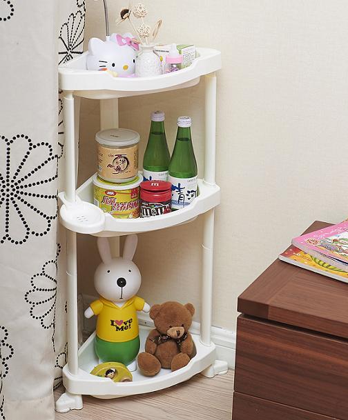 冬小型三角卫浴浴室置物架,厨房三脚置物收纳架