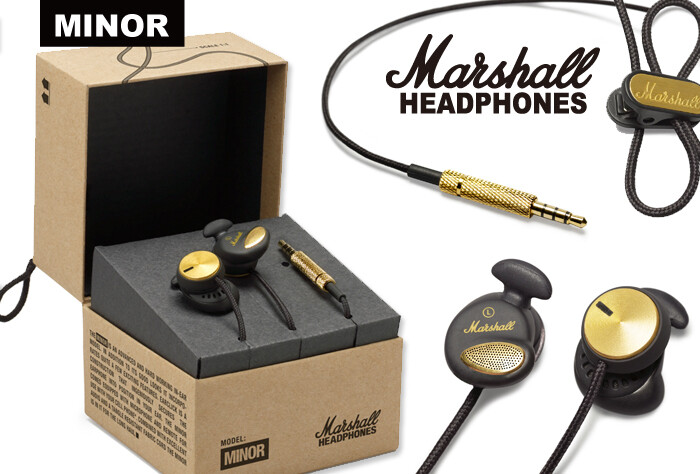 马歇尔marshall minor 送耳机包 礼品 摇滚耳塞 大陆行货 包邮!