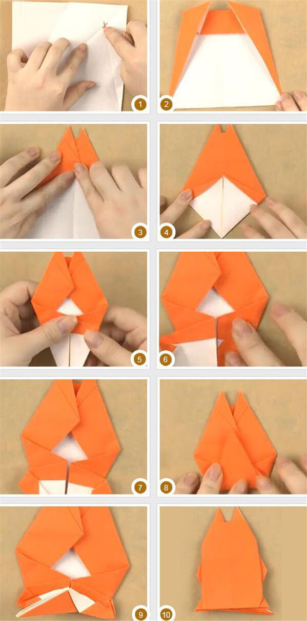 折纸书签的制作方法图片