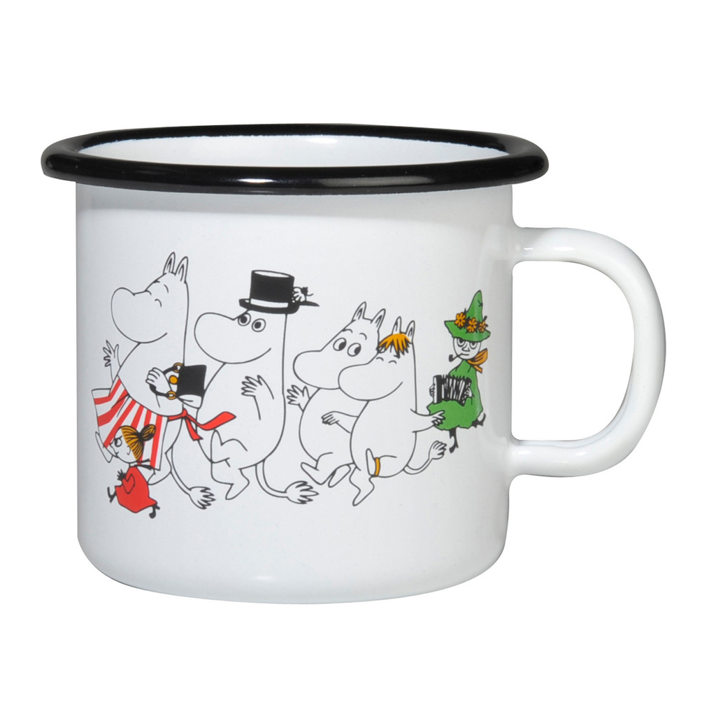 现货 芬兰muurla moomin姆明搪瓷杯 马克杯 250ml 姆明谷
