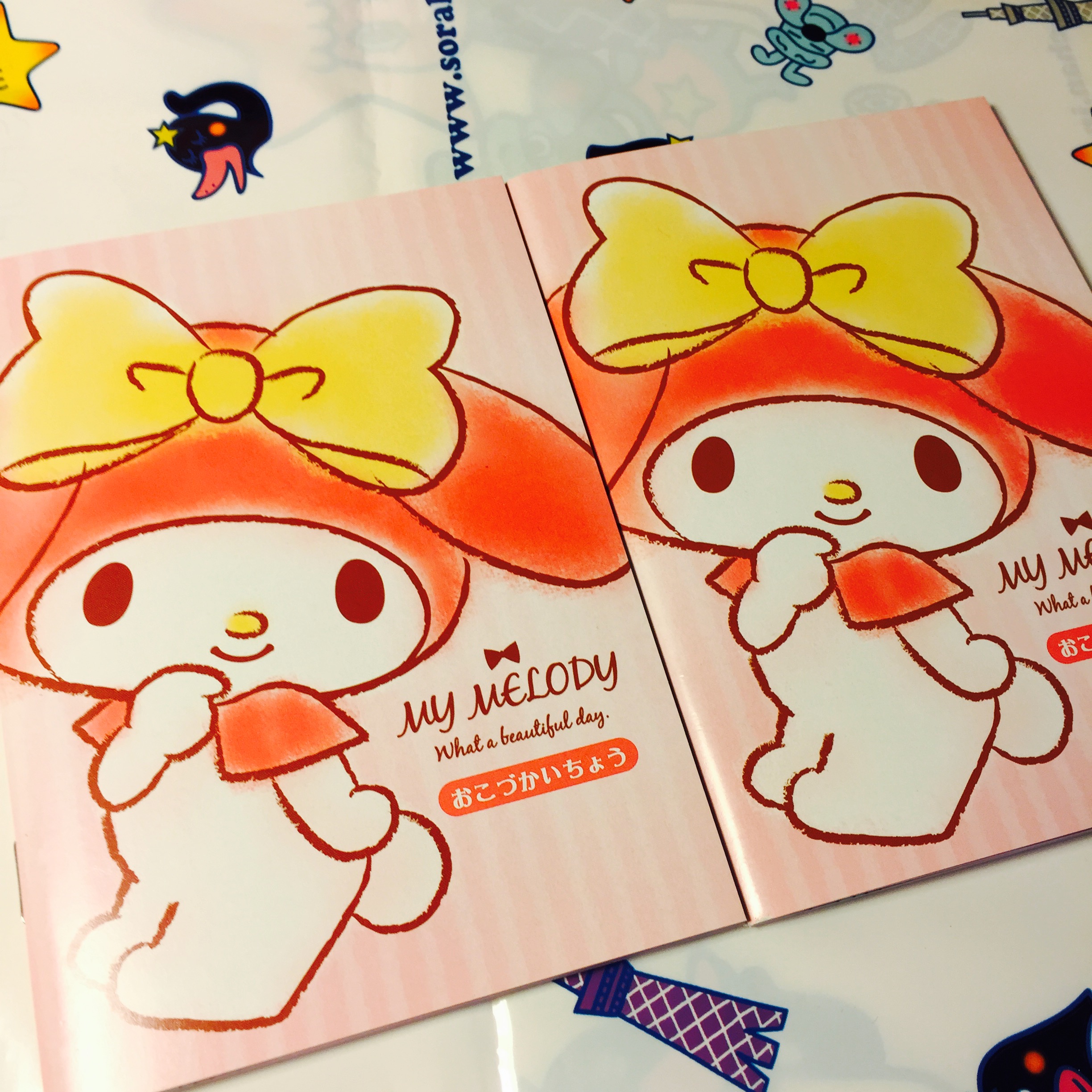 日本代购 sanrio melody 美乐蒂 记账本