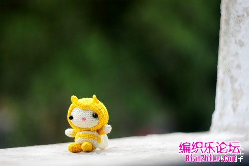 可爱小蜜蜂玩偶的钩法说明-编织乐论坛