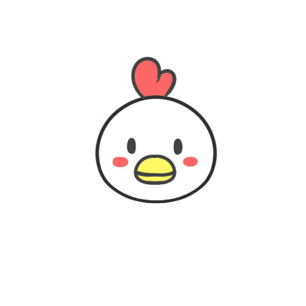 圆圆又萌萌哒的可爱圆脸小动物头像