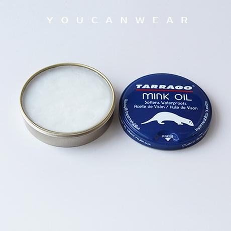 西班牙进口tarrago泰雅貂油膏mink oil无色黄狼膏皮鞋皮包保养油