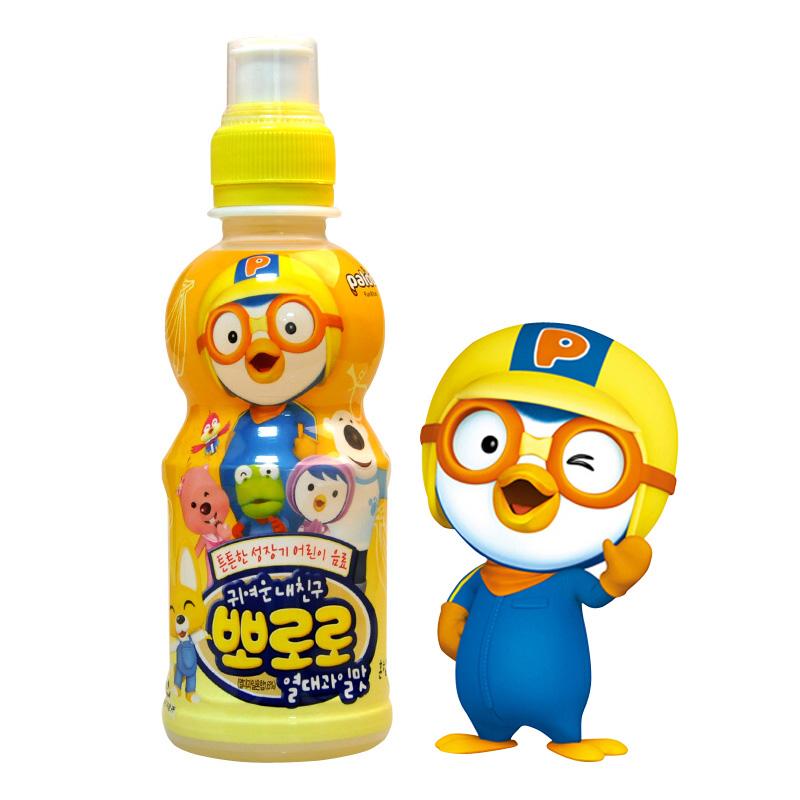 韩国进口 宝露露 啵乐乐热带水果味 儿童饮料235ml 果味饮料
