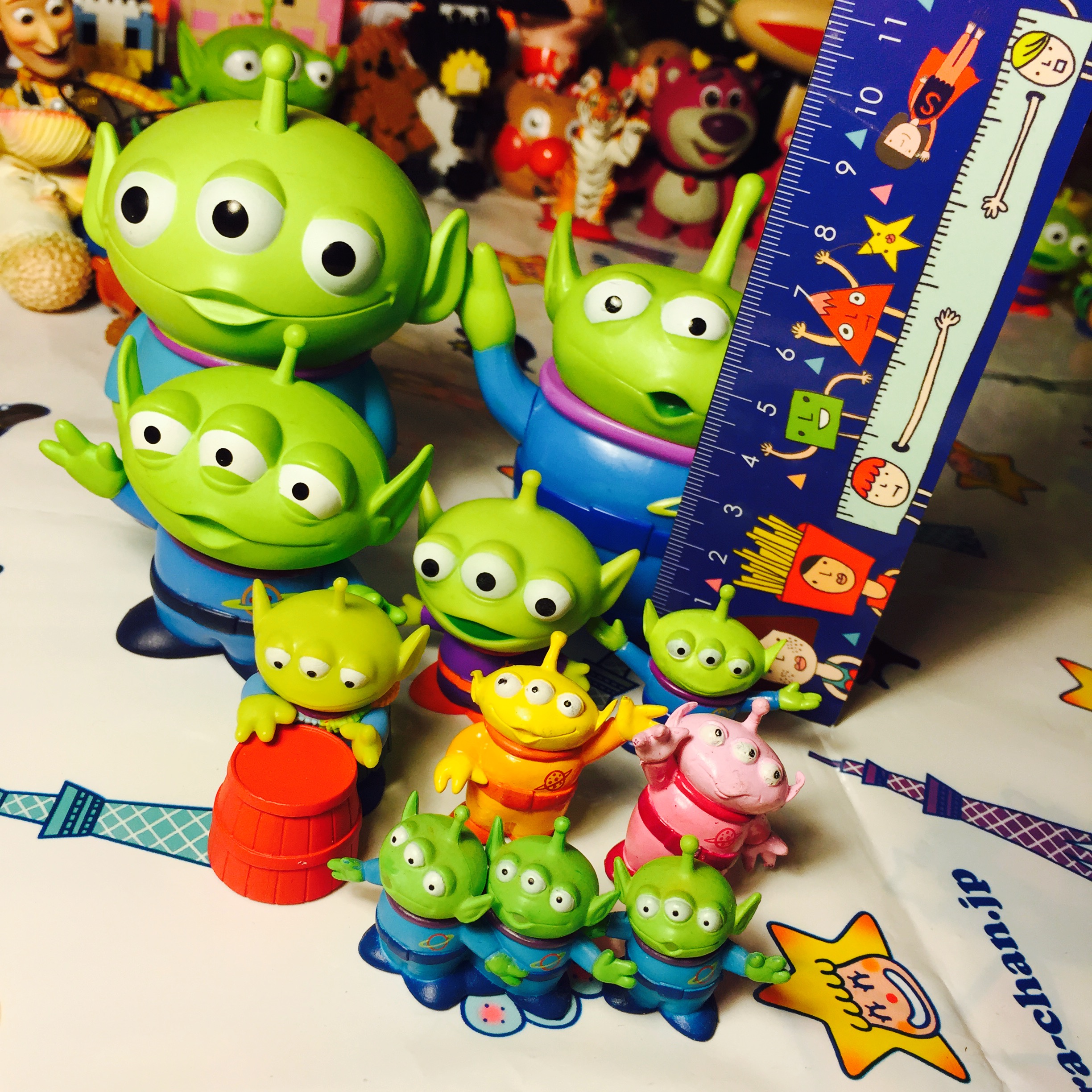 迪士尼 tomy 皮克斯 玩具总动员 toystory 三眼仔 大合集 摆件