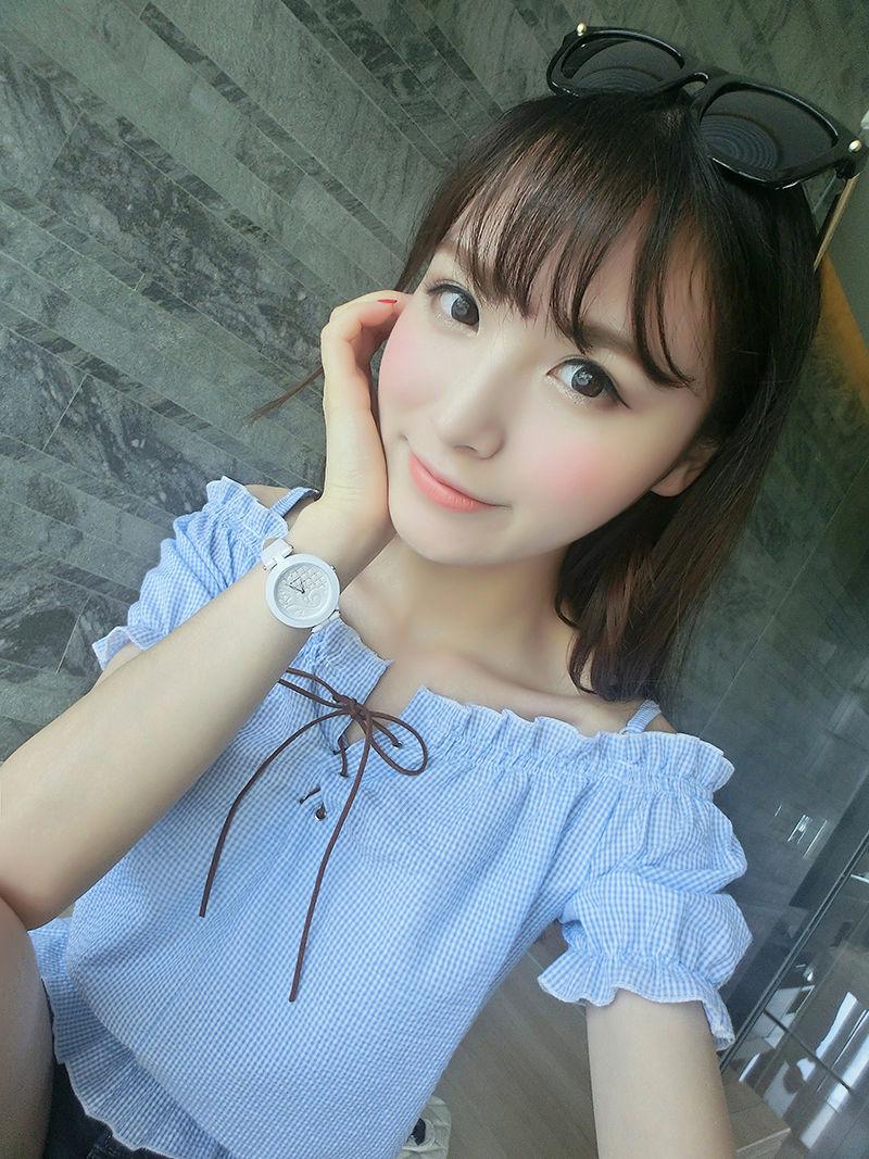 衬衫女短袖夏装2015韩国修身学生甜美淑女格子吊带一字领露肩上衣