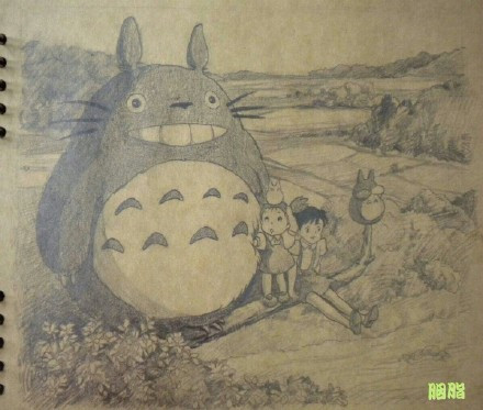 一位网友素描宫崎骏漫画,简直太赞了!