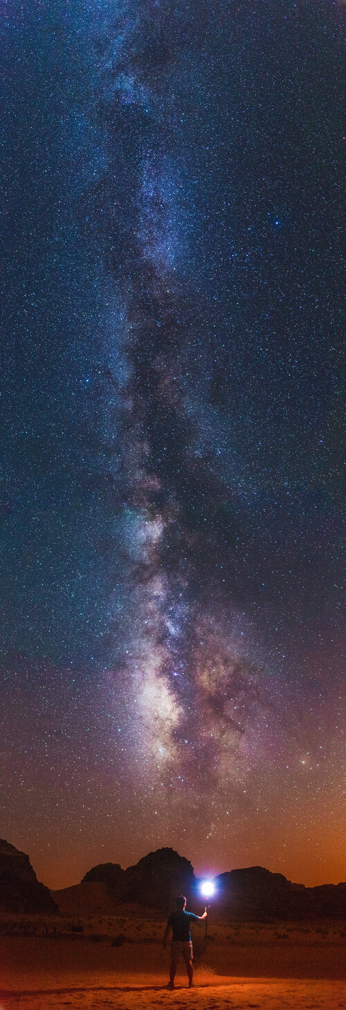 星空下-银河全景图 by rumyu.saunato