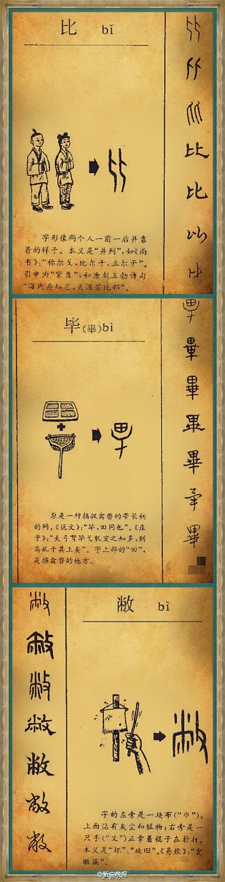 《汉字演变集萃》】汉字,记录汉语的文字