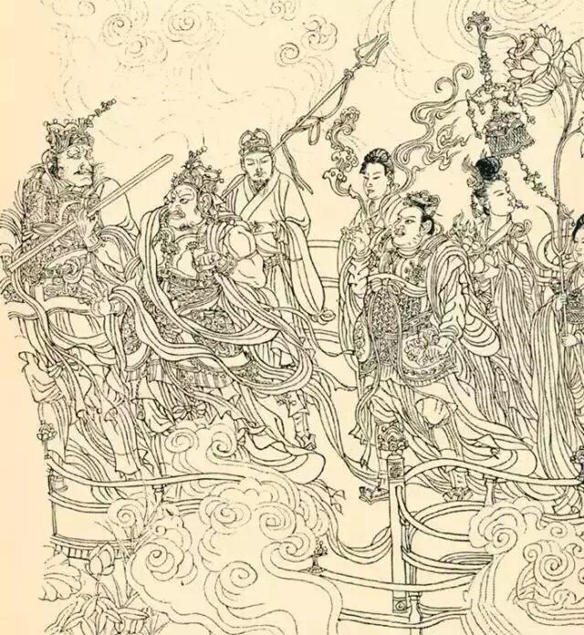 【唐代画圣吴道子—俄顷而就,有若神助-堆糖,美好生活研究所