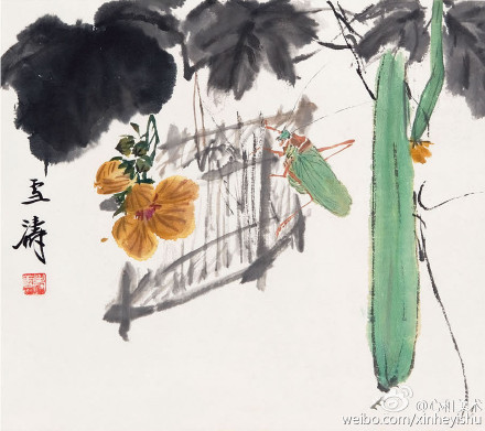 【王雪涛的花鸟世界】 王雪涛是以小写意花卉草虫而著称于世,他既能承