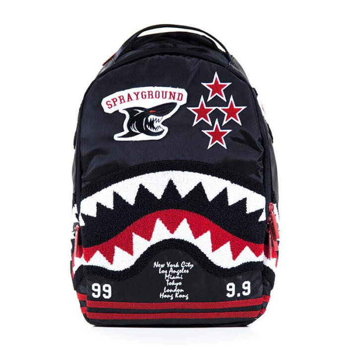 sprayground美国潮牌硬派鲨鱼大容量达令双肩包电脑包