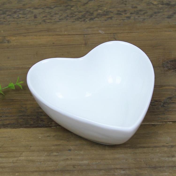 宜家风格 简约心形小碗 沙拉碗 水果盘 爱心装饰碗 杂货zakka