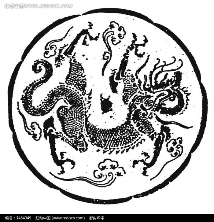 云纹,古代汉族吉祥图案,象征高升和如意,应用较广