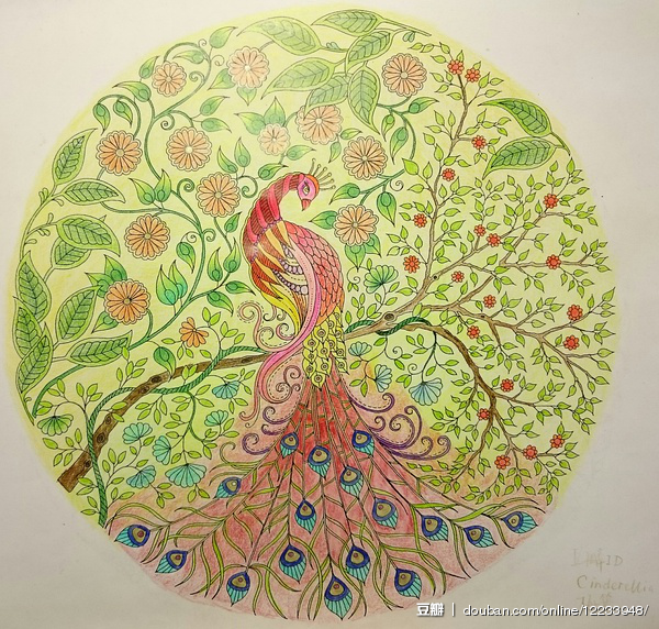 秘密花园 奇幻梦境 魔法森林 涂色 填色