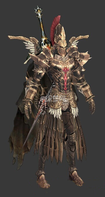 卡通_盔甲战士3d模型下载 - cg织梦网