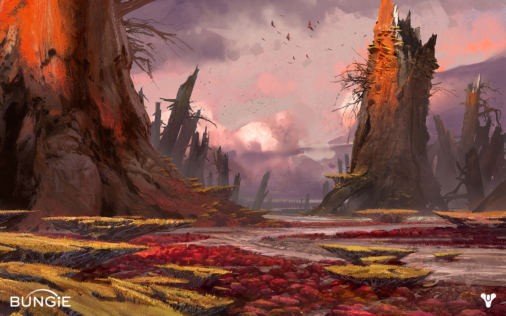 游戏大作《命运》角色场景概念设计,赶超光环系列!——织梦网