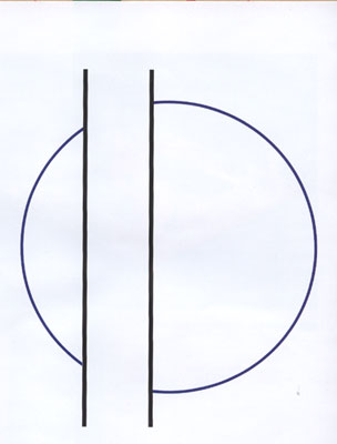 伯根道夫环形幻觉:圆圈缺口部分的两端能完整地接上吗?