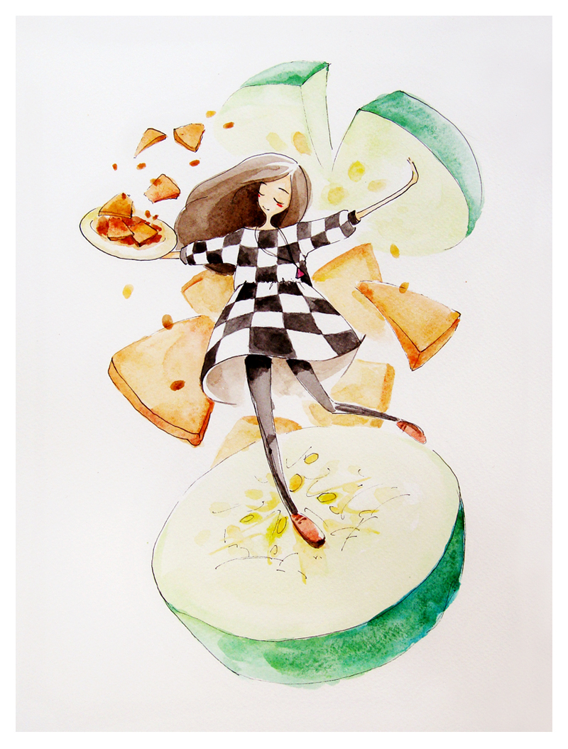 alina小迪:素食簿里的正能量-纵横动漫—