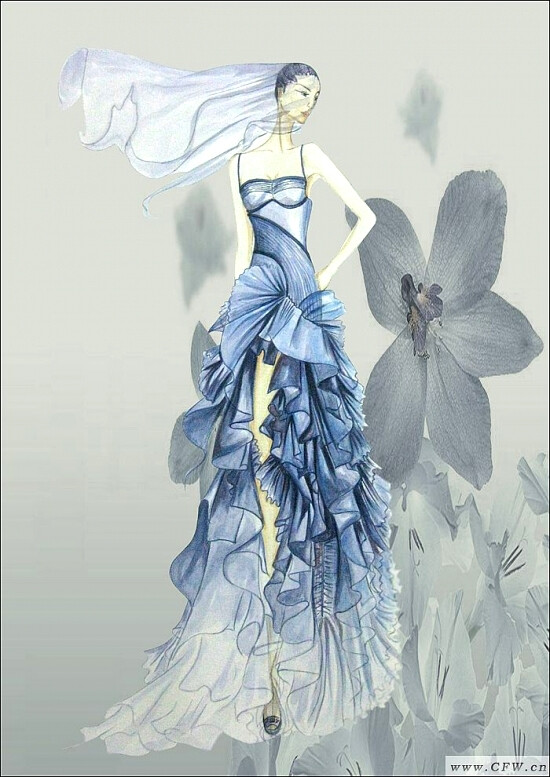 服装设计效果图