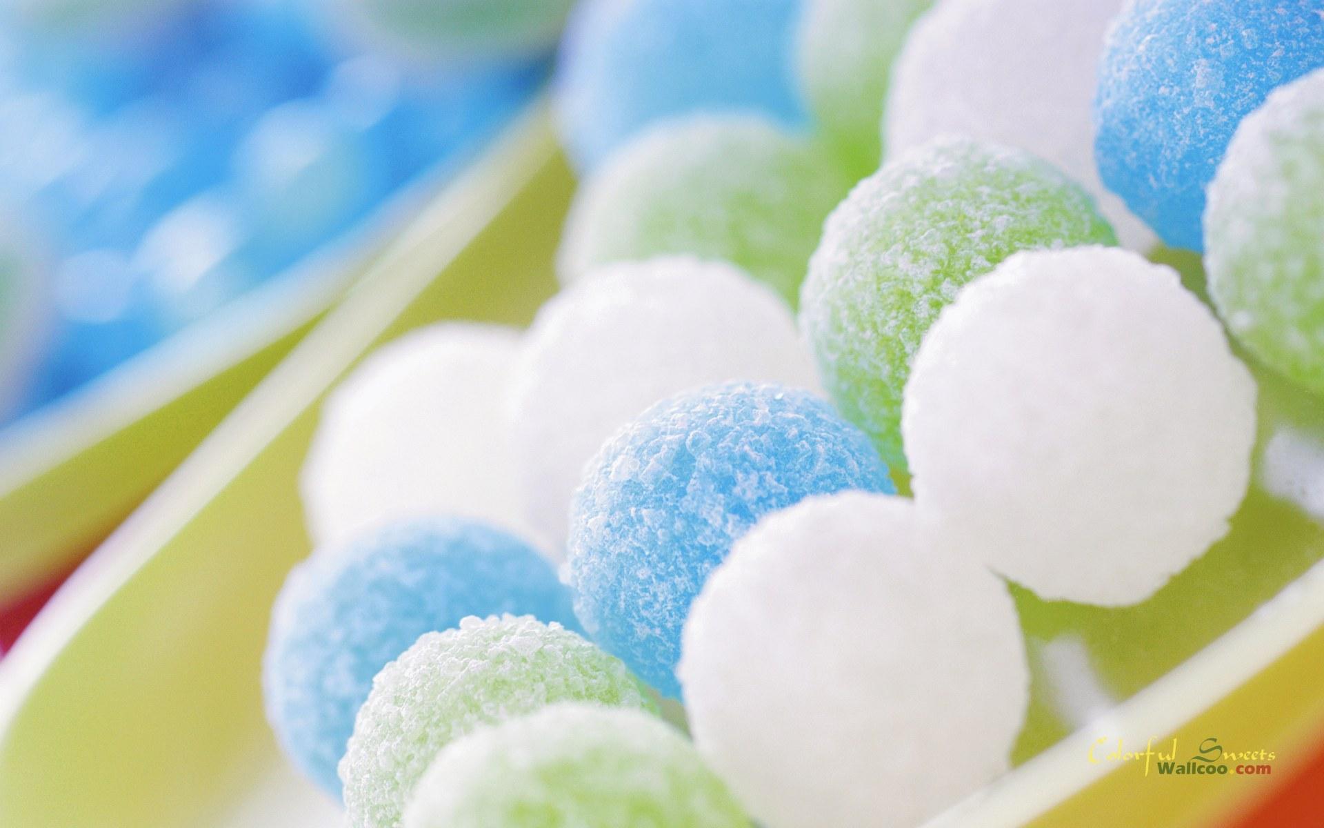 温馨五彩糖果精美桌面壁纸