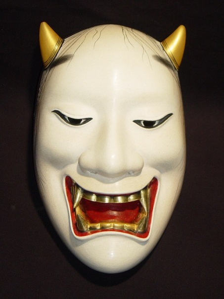 日本神乐面具图片