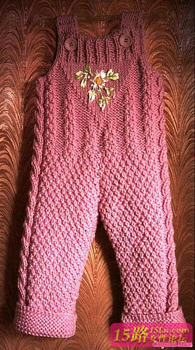 儿童大衣|棒针编织图解 - 15路驿站